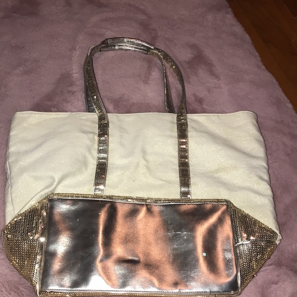 White and gold victoria’s secret bag - Picture 2 of 6